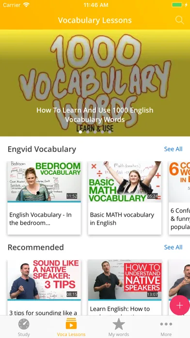 Zrzuty ekranu Bright Vocab: Learning English