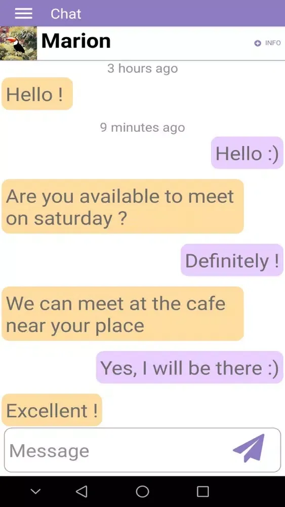 Tangkapan skrin Meet Native : Language Partner