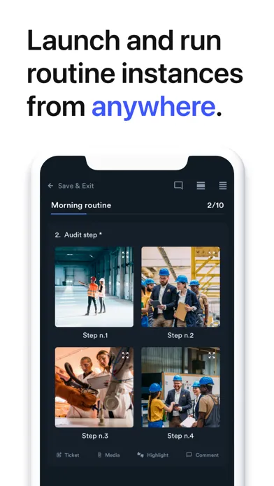 Tangkapan layar fabriq: Digital shop floor