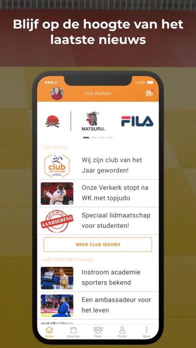 ภาพหน้าจอของ Judo Bond Nederland