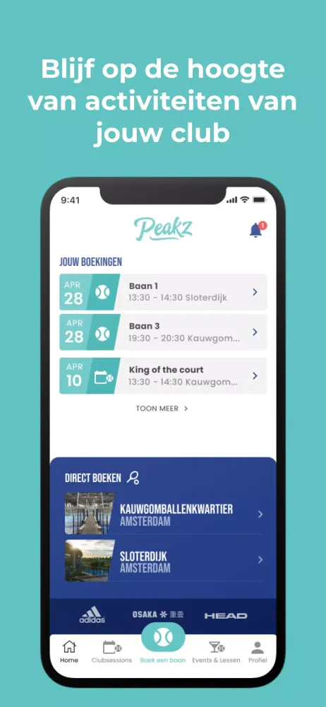 Peakz Padel應用截圖