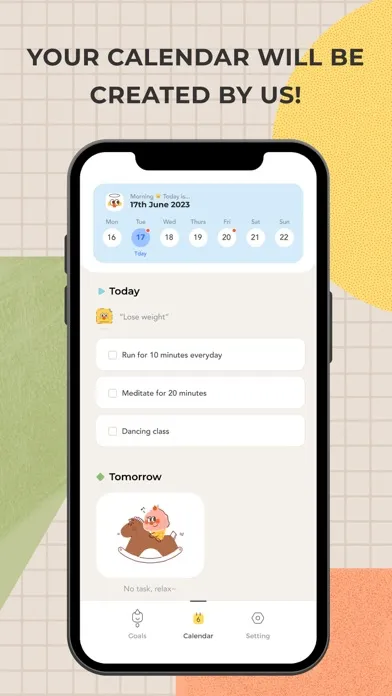 Captures d'écran de CanGoal - Plan your things