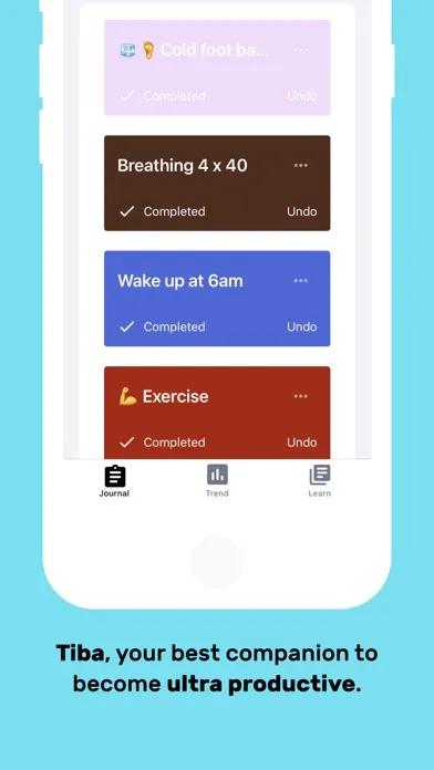 Tiba - Habit Tracker Companion スクリーンショット