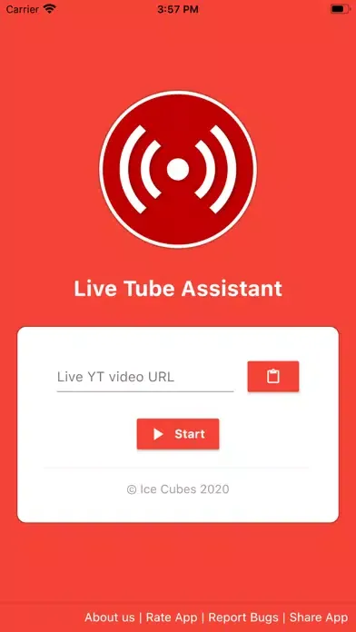 Tangkapan skrin Live Tube Assistant
