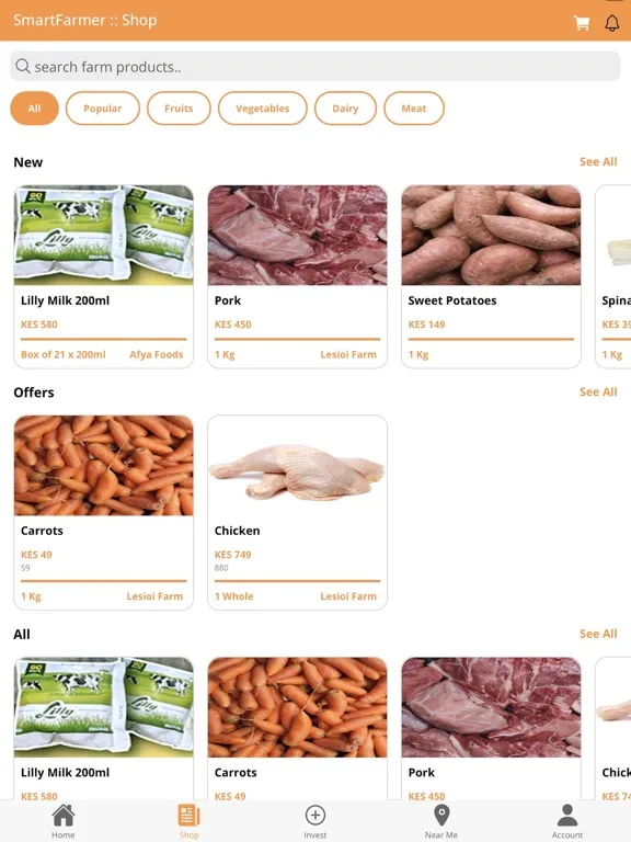 Zrzuty ekranu SmartFarmer Africa iPad 