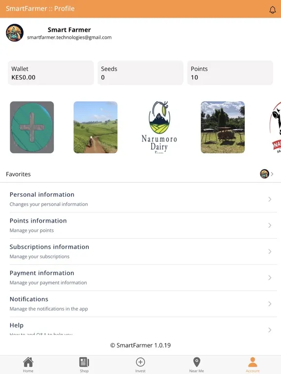 Zrzuty ekranu SmartFarmer Africa iPad 