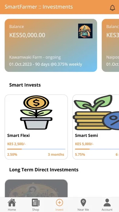 Zrzuty ekranu SmartFarmer Africa