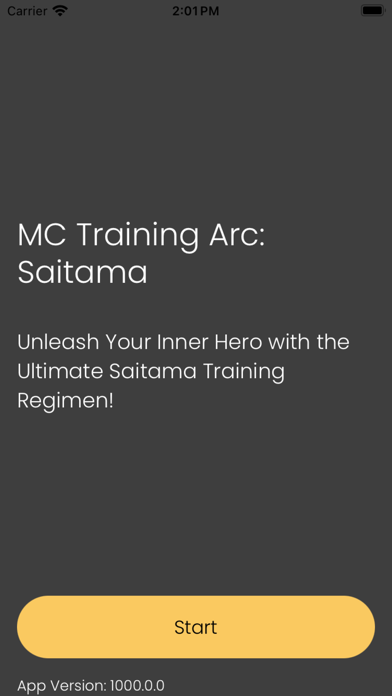 Zrzuty ekranu MC Training Arc: Saitama