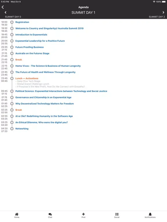 SingularityU Australia iPad  Screenshots