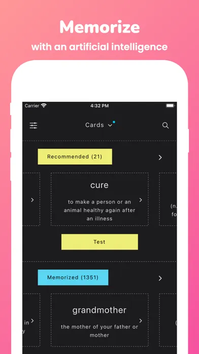 Скриншоты Memorize: Learn English Words