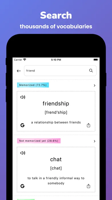 Скриншоты Memorize: Learn English Words