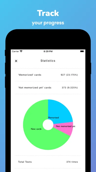 Capturas de tela do Memorize: Learn German Words