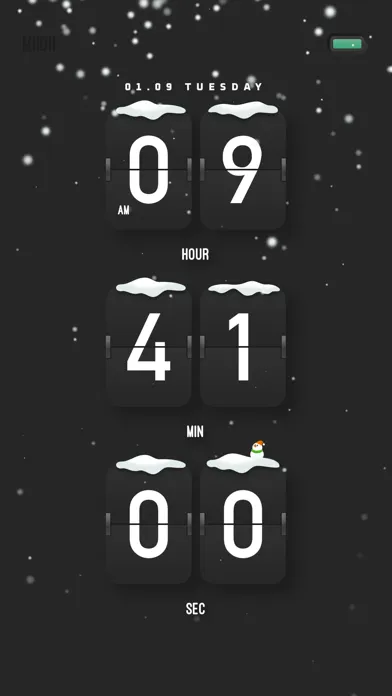 Скриншоты MD Clock - Flip Clock