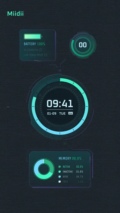 Скриншоты MD Clock - Flip Clock