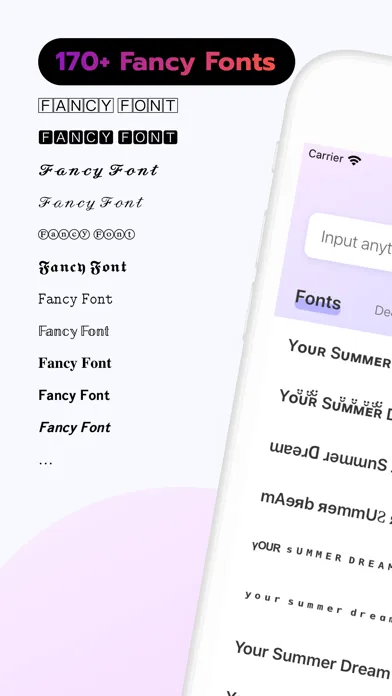 Fonts for iPhones by MD Studio Screenshots