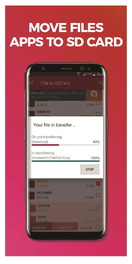 Installing Apps & Move Files To Sd Card Screenshots