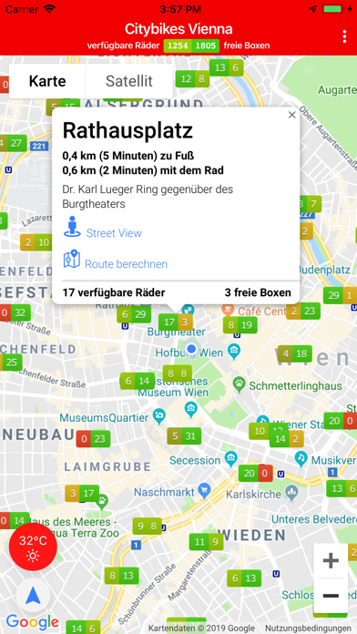 Citybikes Vienna スクリーンショット