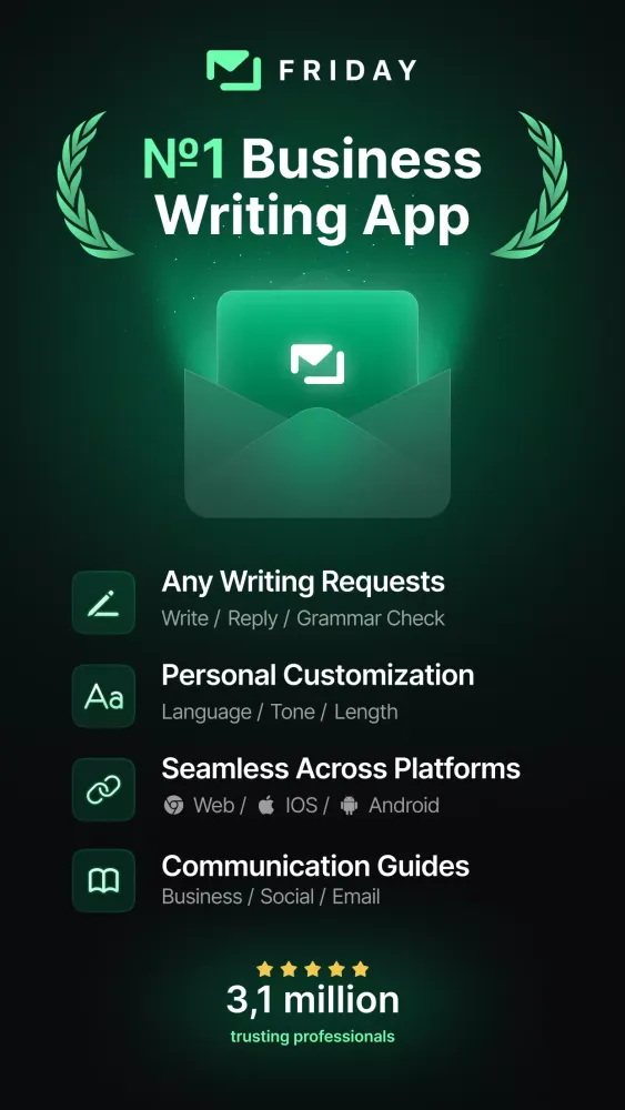 Friday: AI E-mail Assistant 스크린샷