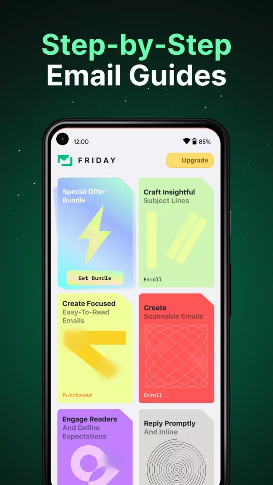 Friday: AI E-mail Assistant 스크린샷