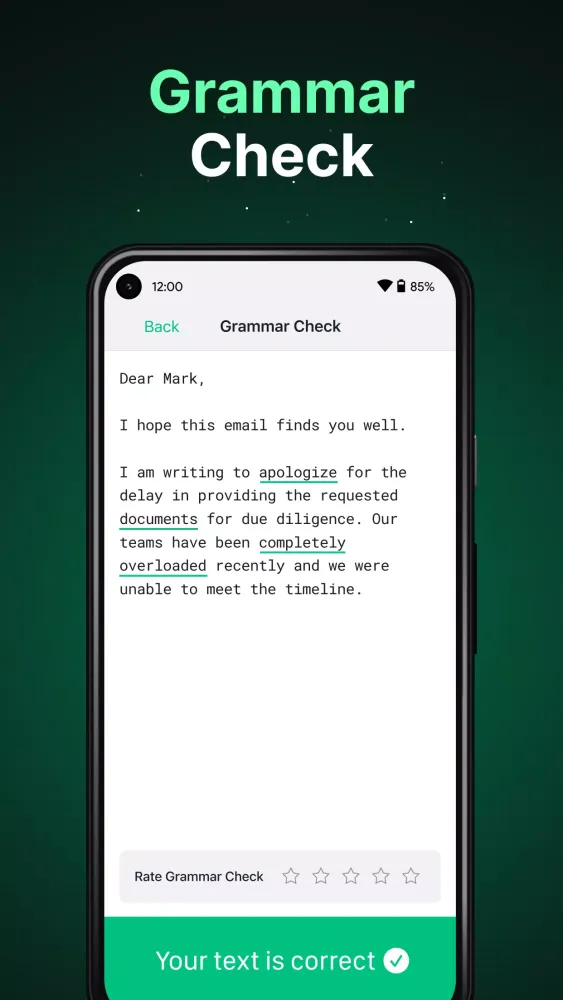 Friday: AI E-mail Assistant 스크린샷