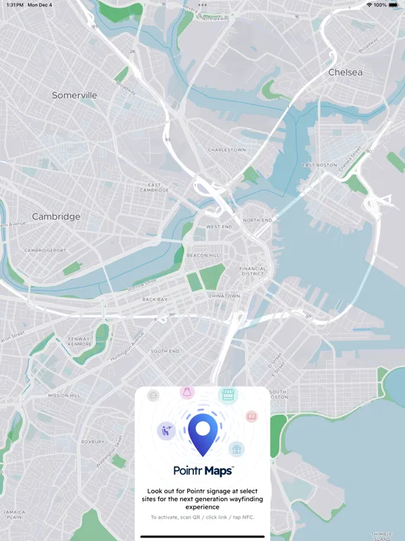 Capturas de pantalla de Pointr Maps iPad 