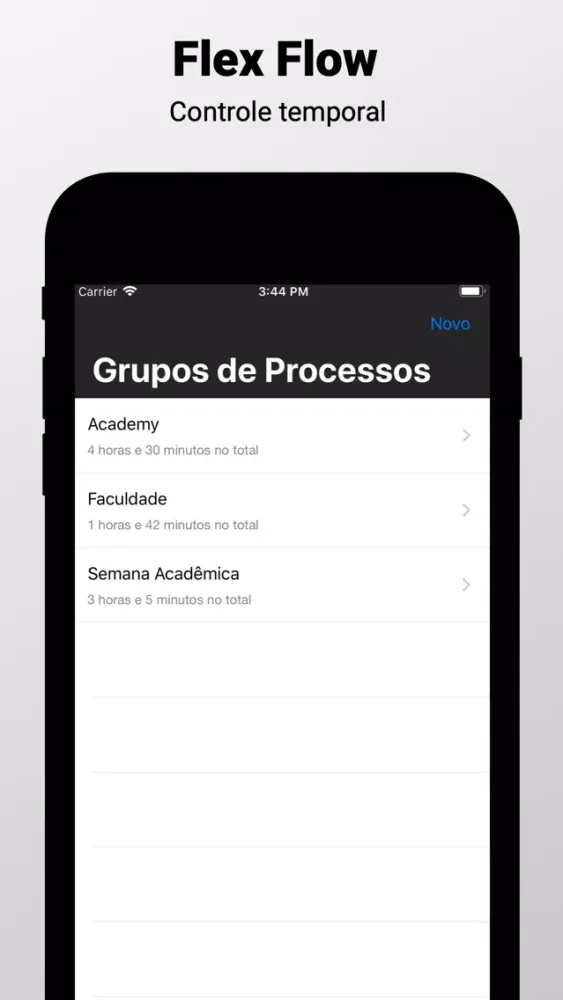 Tangkapan layar Flex Flow