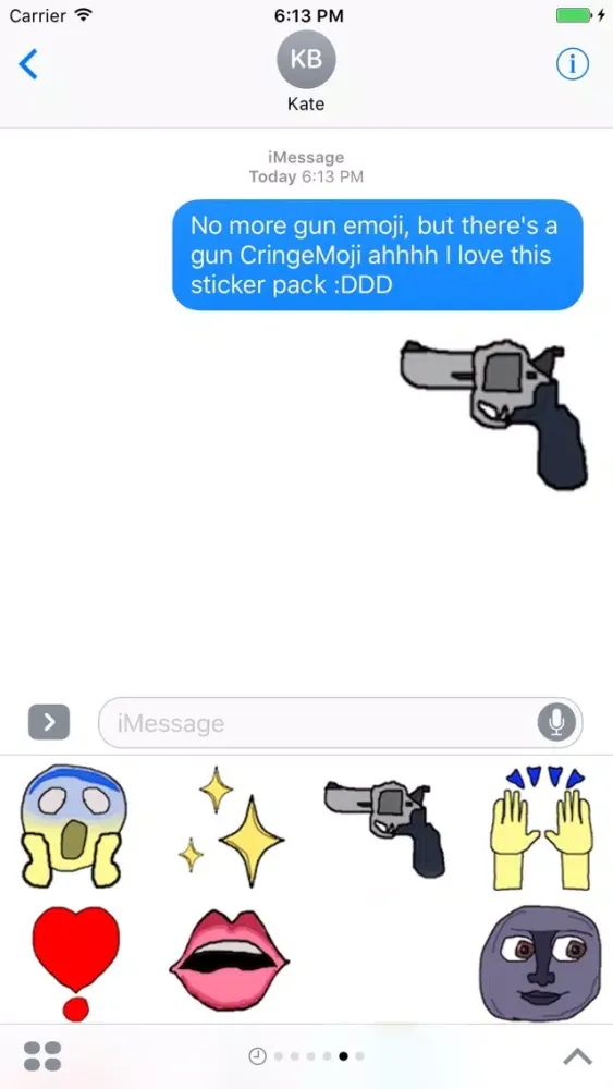 Скриншоты CringeMoji Pack 3