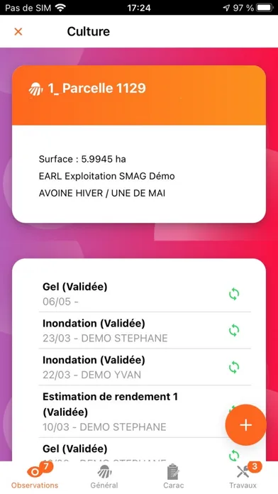 Tangkapan layar Agreo Mobile