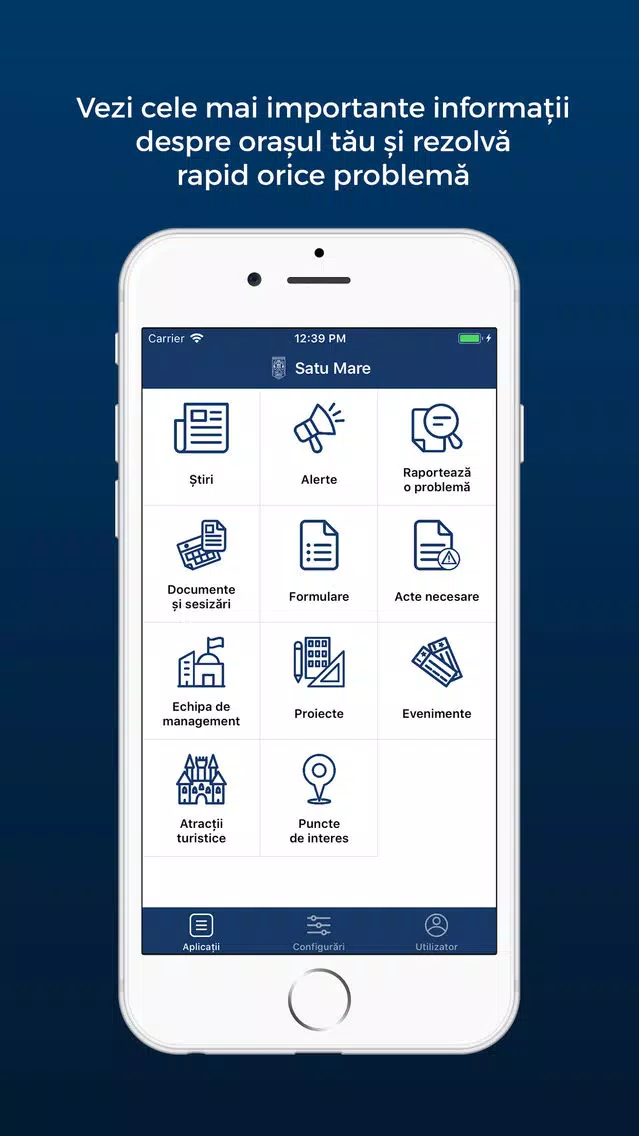 ภาพหน้าจอของ Satu Mare City App