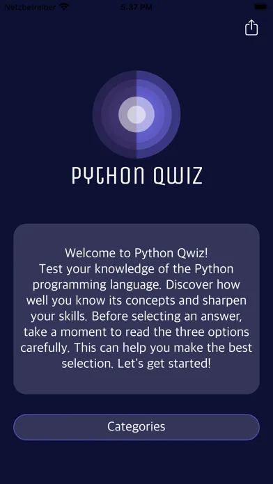 Python Qwiz应用截图