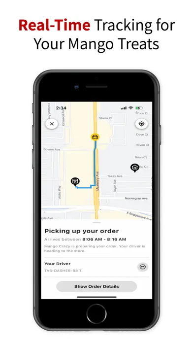 Zrzuty ekranu Mango Crazy: Online Ordering