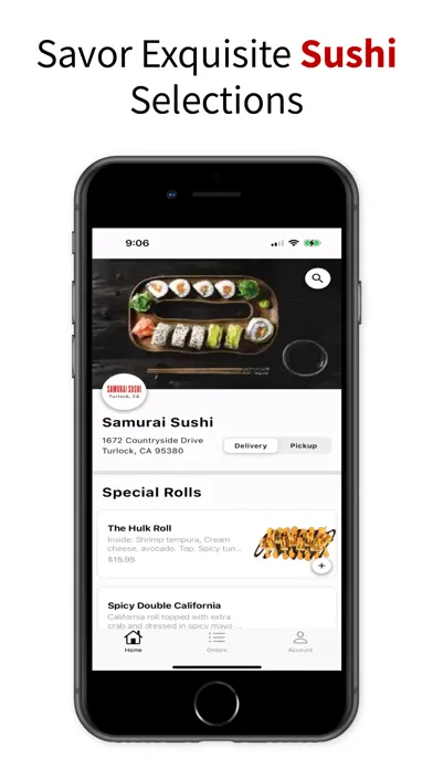 Samurai Sushi - Ordering سکرین شاٹس