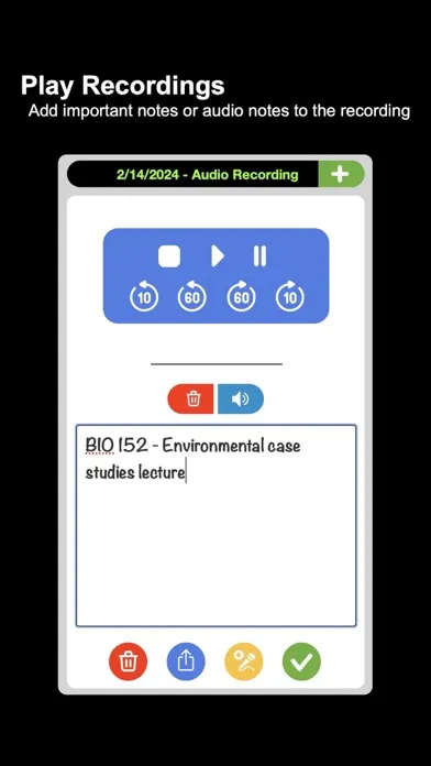Captures d'écran de VoiceVault for iPhone