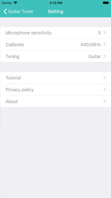 Скриншоты Guitar Tuner - TrueStudio