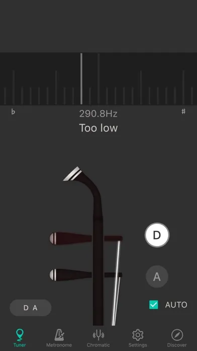 Ảnh chụp màn hình của Erhu Tuner - Tuner & Metronome