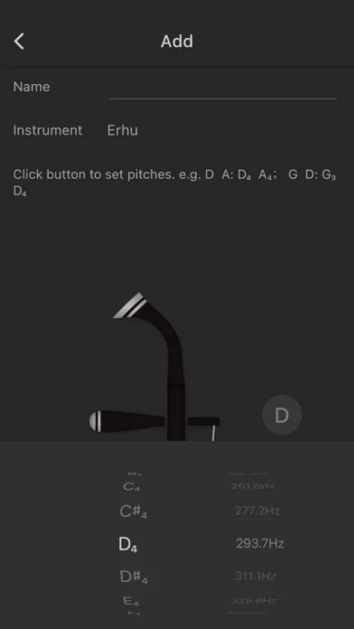 Ảnh chụp màn hình của Erhu Tuner - Tuner & Metronome