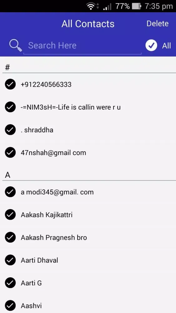 Smart Contact Manager Screenshots