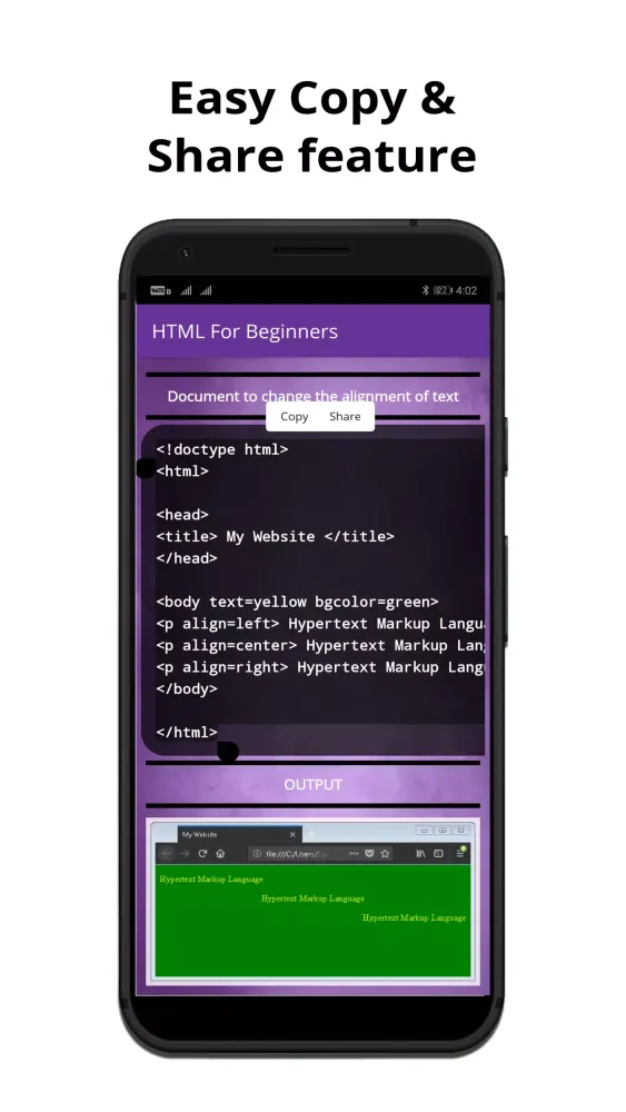 HTML For Beginners Screenshots