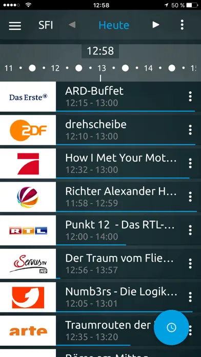 Zrzuty ekranu TechniSat CONNECT