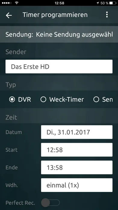 Zrzuty ekranu TechniSat CONNECT