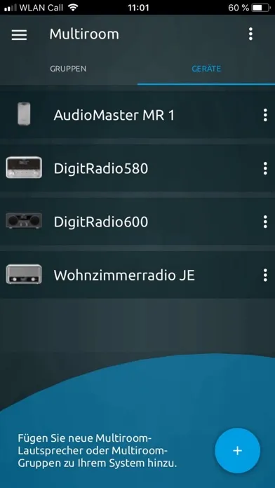 Zrzuty ekranu TechniSat CONNECT