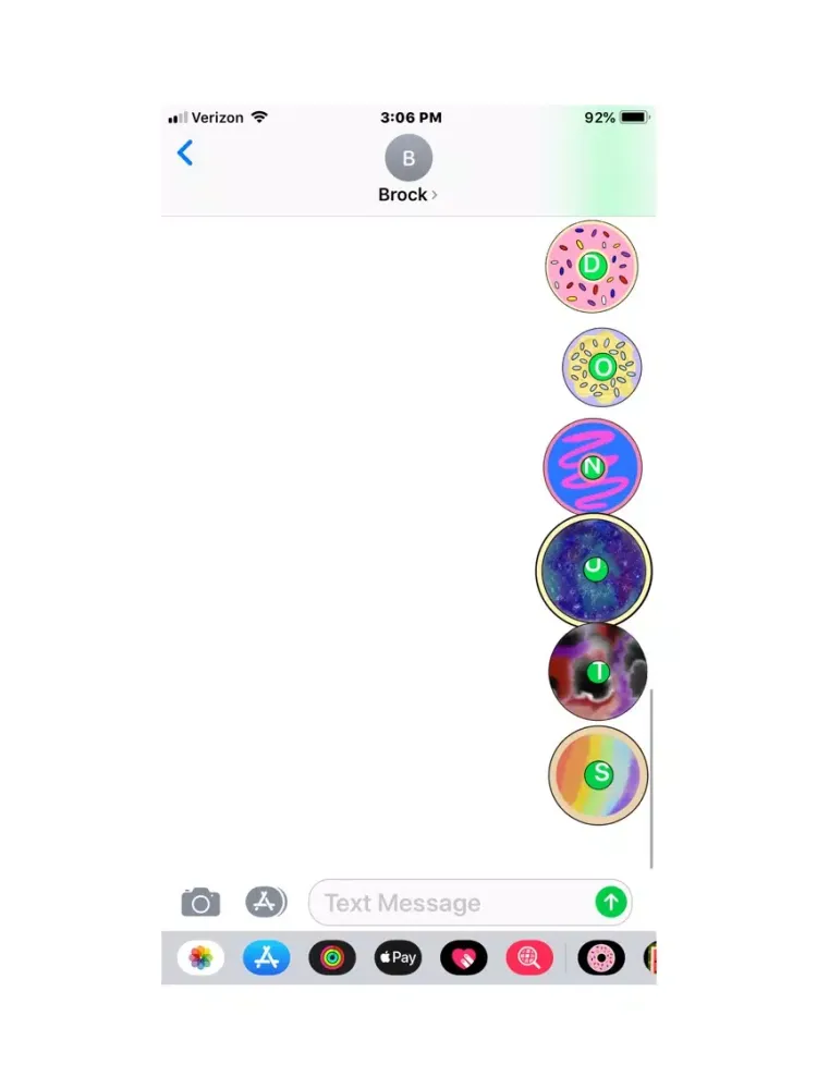 Donut Stickerz iPad  Screenshots