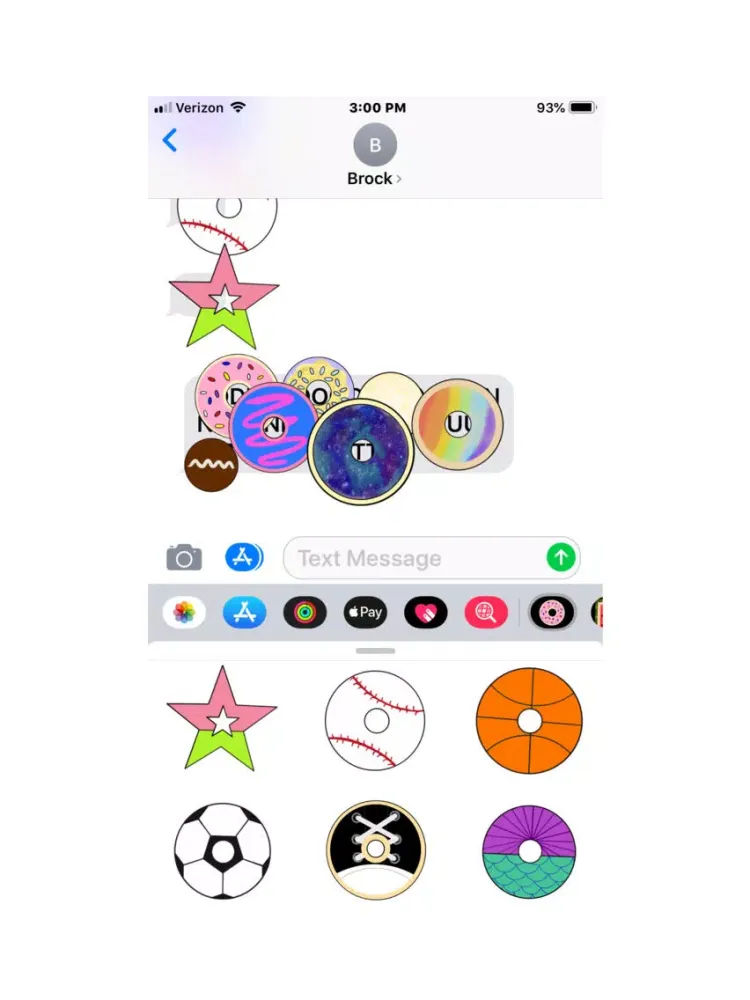 Donut Stickerz iPad  Screenshots