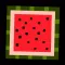 Square Fruit Stickers