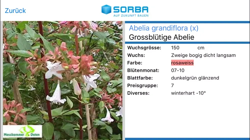 SORBA Pflanzen AX Screenshots