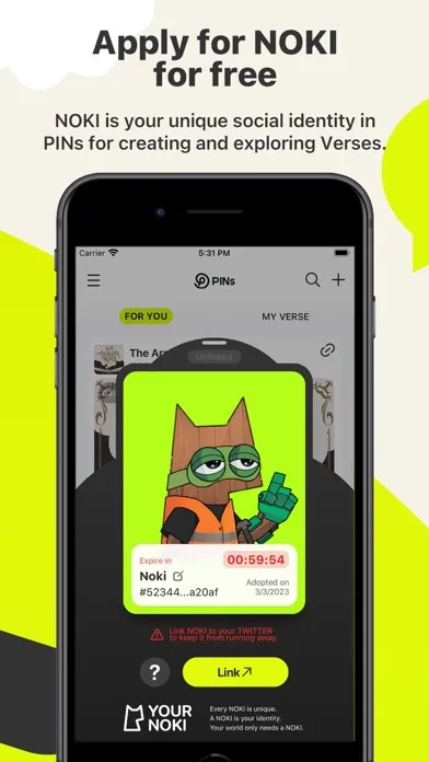 PINs Screenshots