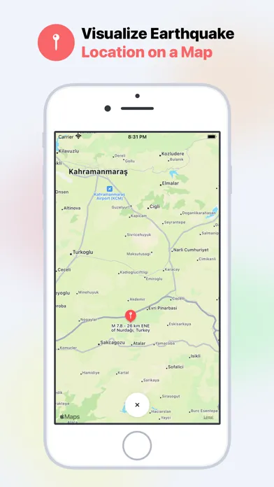 QuakeMate: Track Earthquakes Screenshots