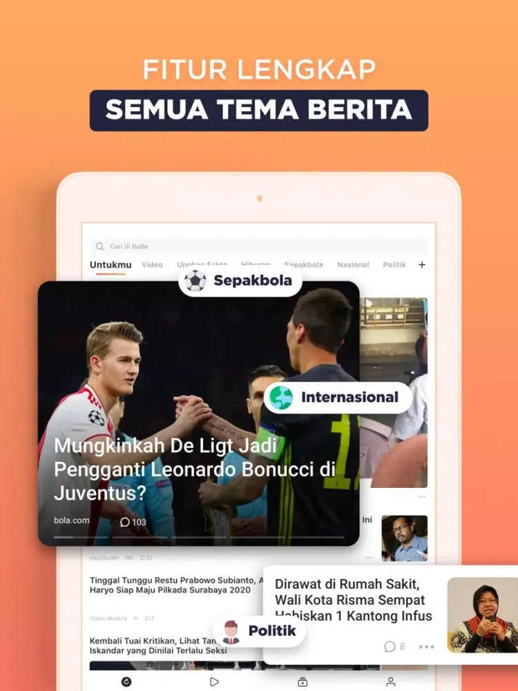 BaBe - Baca Berita Indonesia iPad Screenshots