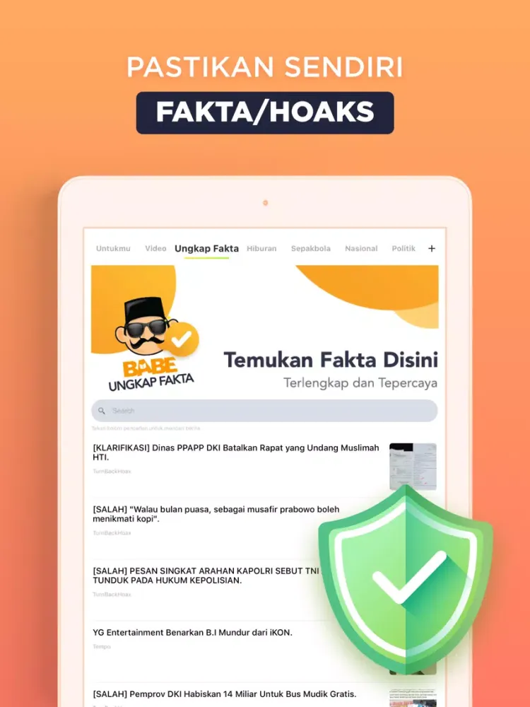 BaBe - Baca Berita Indonesia iPad Screenshots