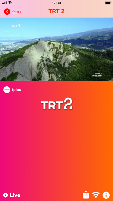 ภาพหน้าจอของ Techous Live